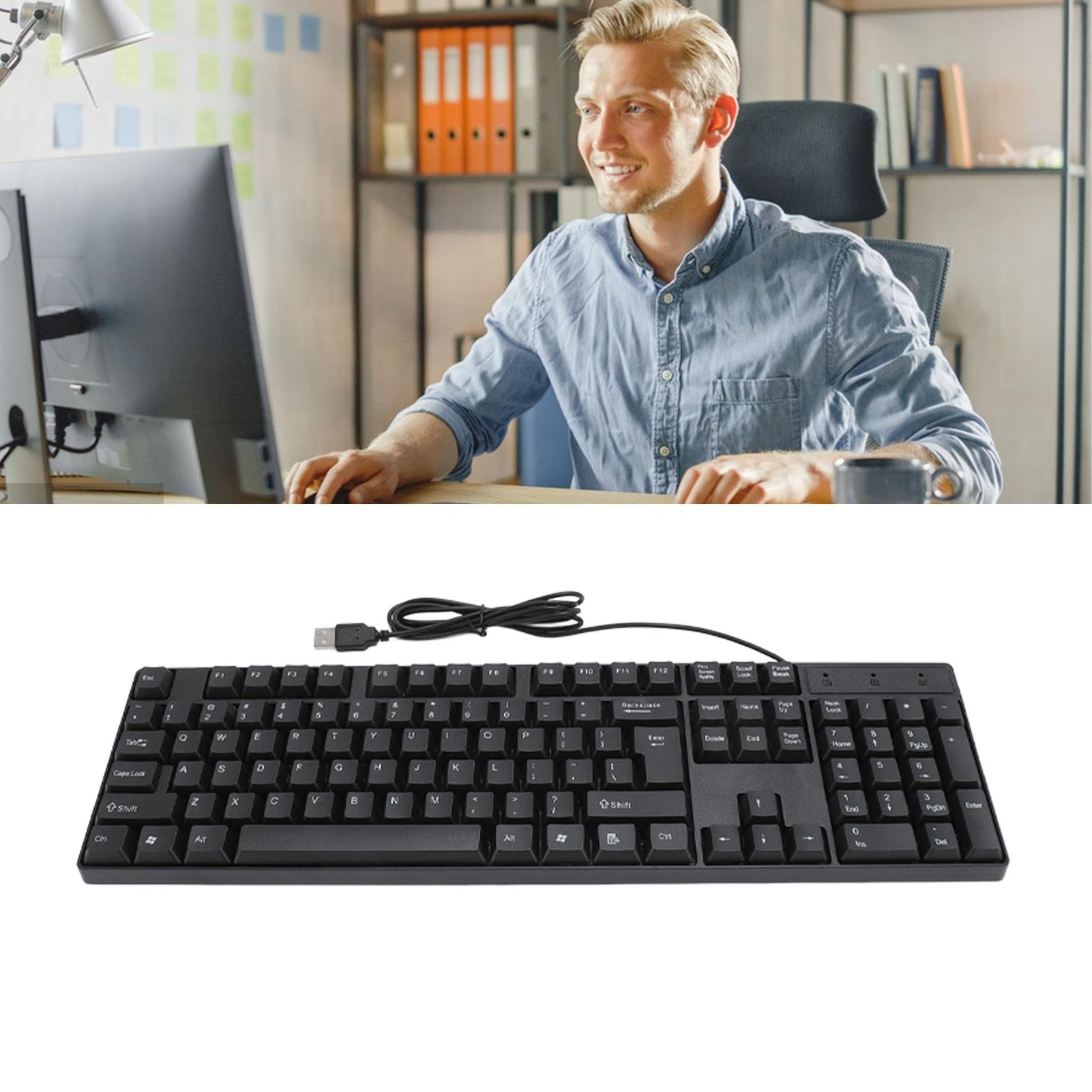 Amazon.com: Wired Minority Language Keyboard, Universal 104 Keys
